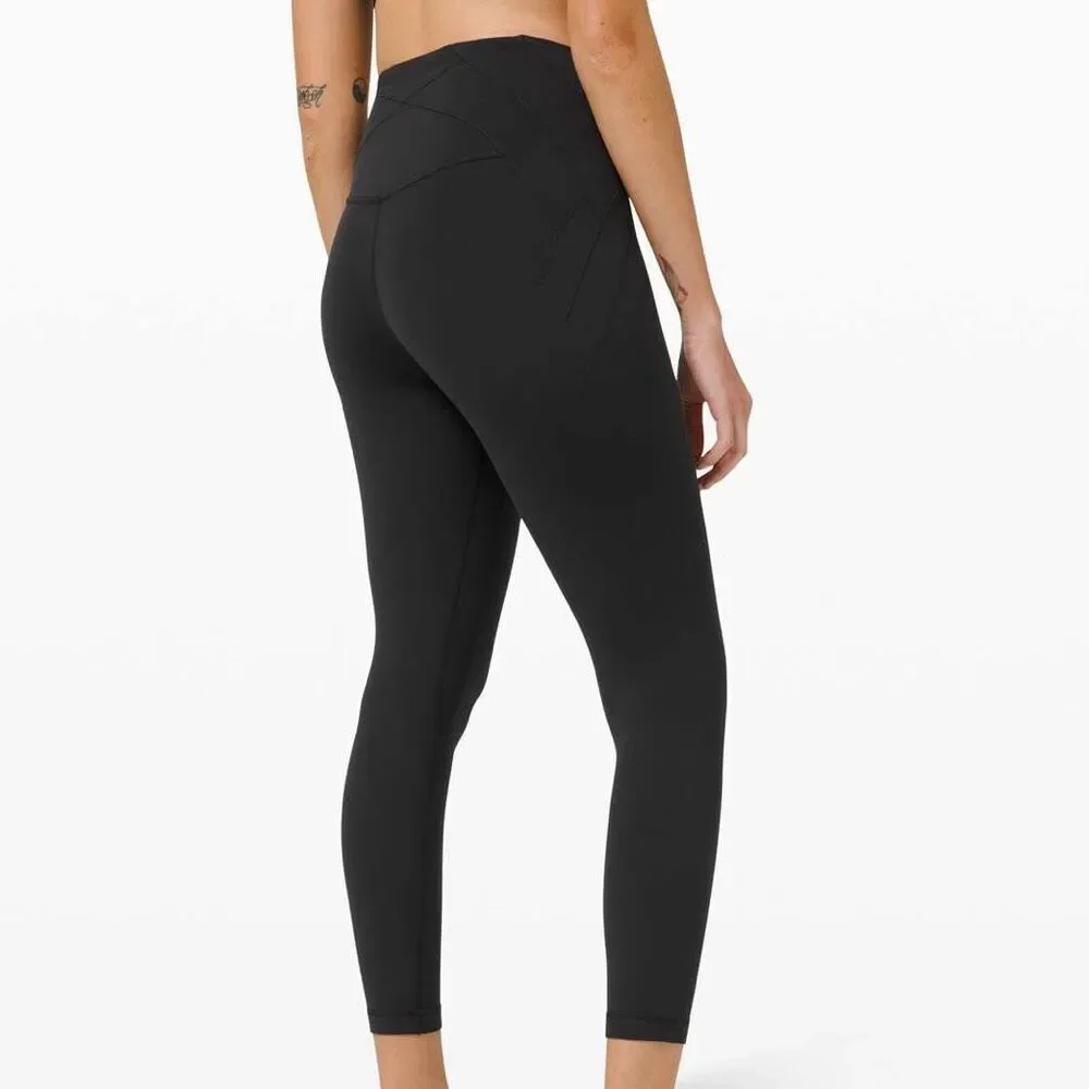 Lululemon Nulu Fold High Rise Yoga Tight Black